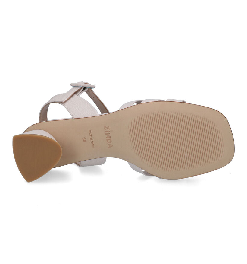 Zinda Ecru Sandalen voor dames (308409)