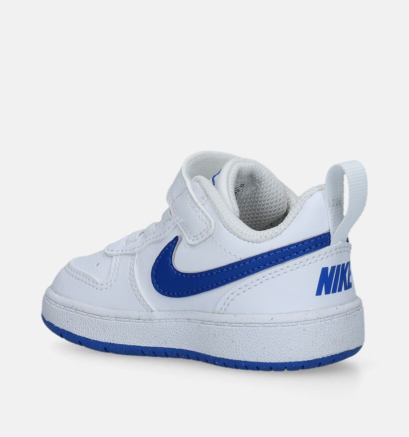 Nike Court Borough Baskets en Blanc pour garçons, filles (340221)