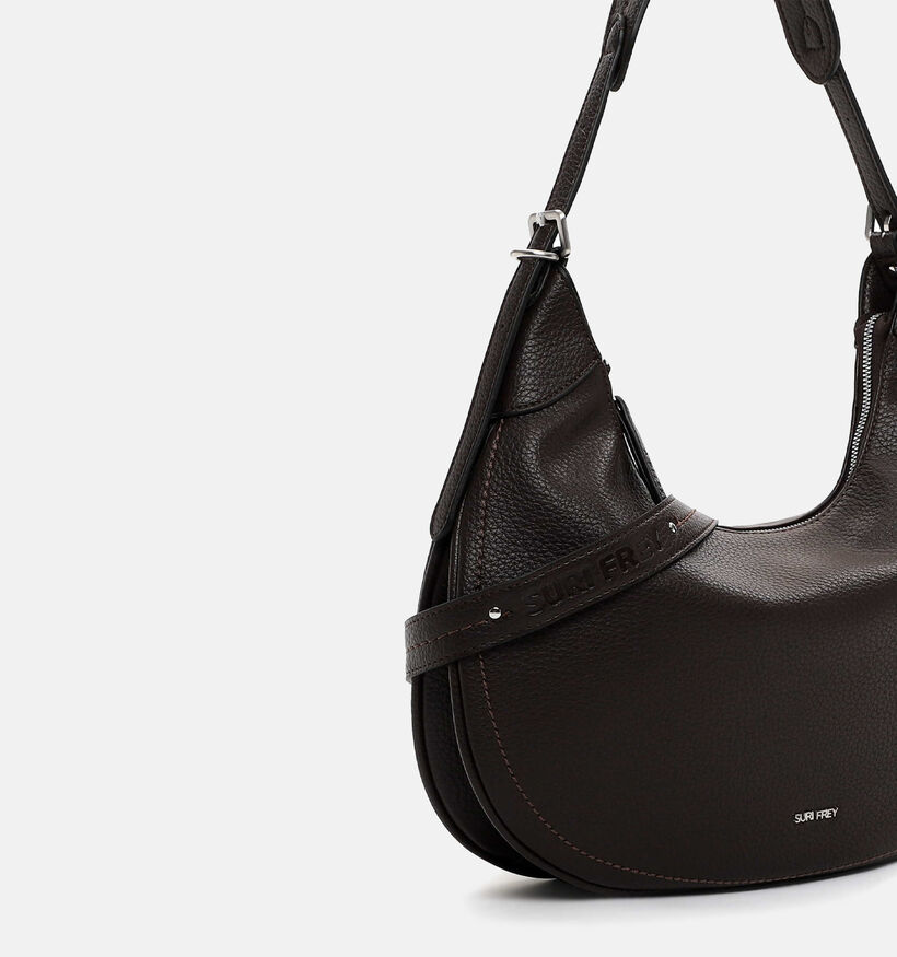 Suri Frey Henny Donkerbruine Schoudertas voor dames (363362)
