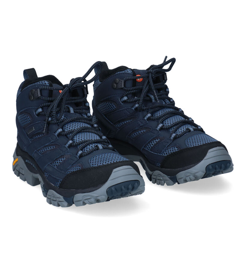 Merrell Moab 2 Mid GTX Bottines en Gris en simili cuir (294220)