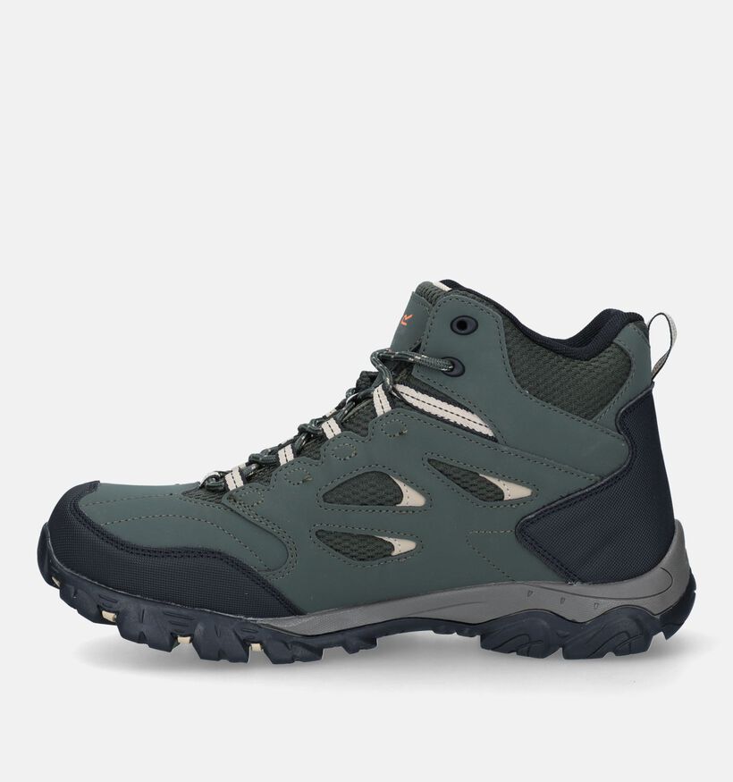 Regatta Holcombe Iep Mid Chaussures de randonnée en Vert Kaki pour hommes (336377) - pour semelles orthopédiques
