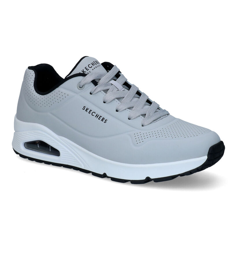 Skechers Uno Stand On Air Zwarte Sneakers voor heren (350318) - geschikt voor steunzolen