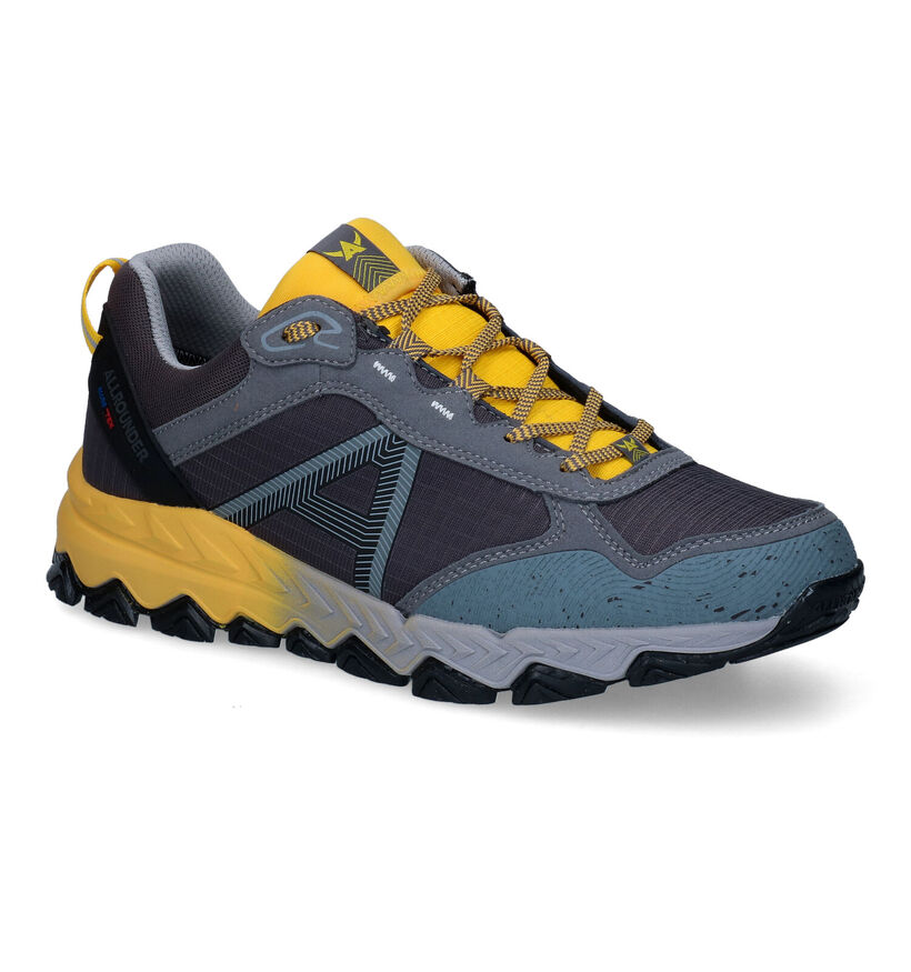 Allrounder Challenge-Tex Grijze Wandelschoenen voor heren (307316) - geschikt voor steunzolen