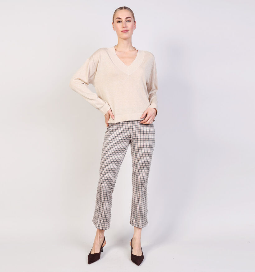 Vila Pull Viginny en Beige Vila Pull Viginny en Beige pour femmes (365594)