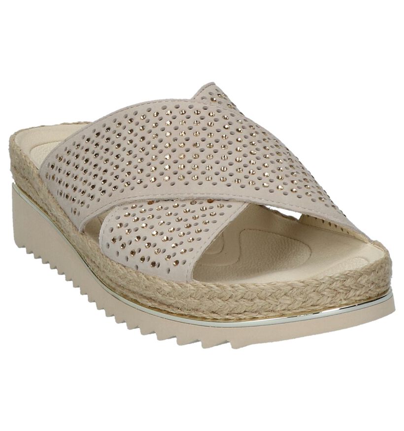 Comfortabele Slippers Beige Gabor Best Fitting , , pdp