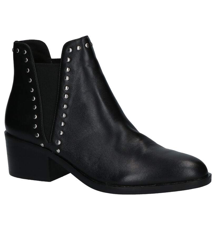 Steve Madden Cade Bottillons en Noir en cuir (256085)