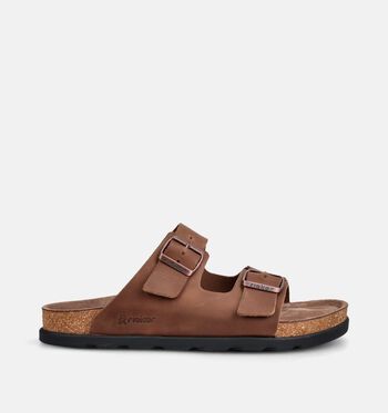 Rieker Nu-pieds Noir/Marron