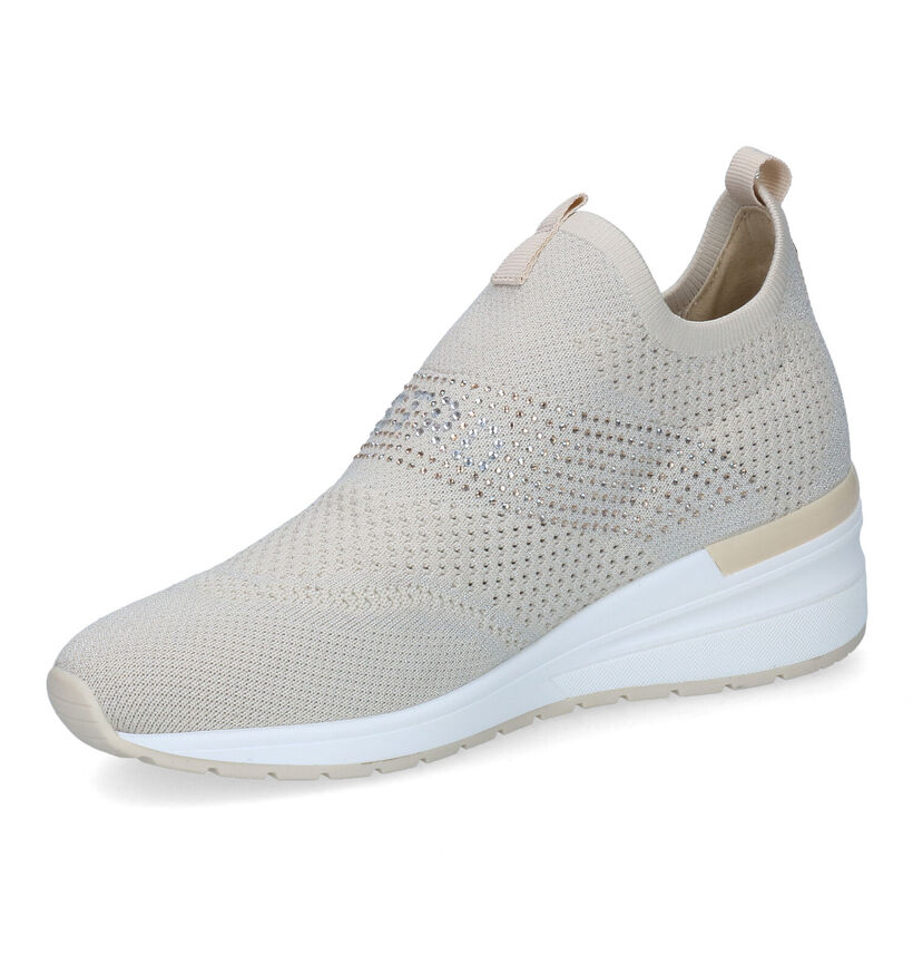 La Strada Beige Slip-On Sneakers voor dames (309645)