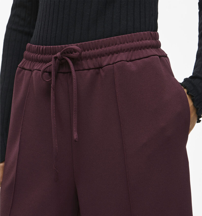 Vila Clua Pantalon classique en Bordeaux pour femmes (378469)