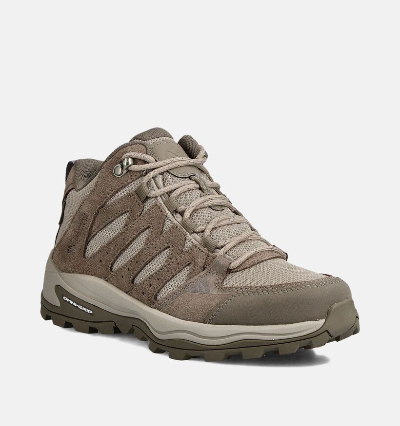 Columbia Redmond IV Mid Chaussures de randonnée en Beige pour femmes (359529) - pour semelles orthopédiques