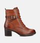 Remonte Cognac Enkellaarzen met Veters voor dames (377950)