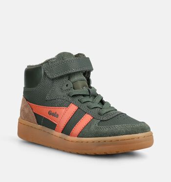 Gola High Sneakers dark khaki/moody orange/tobacco/gum
