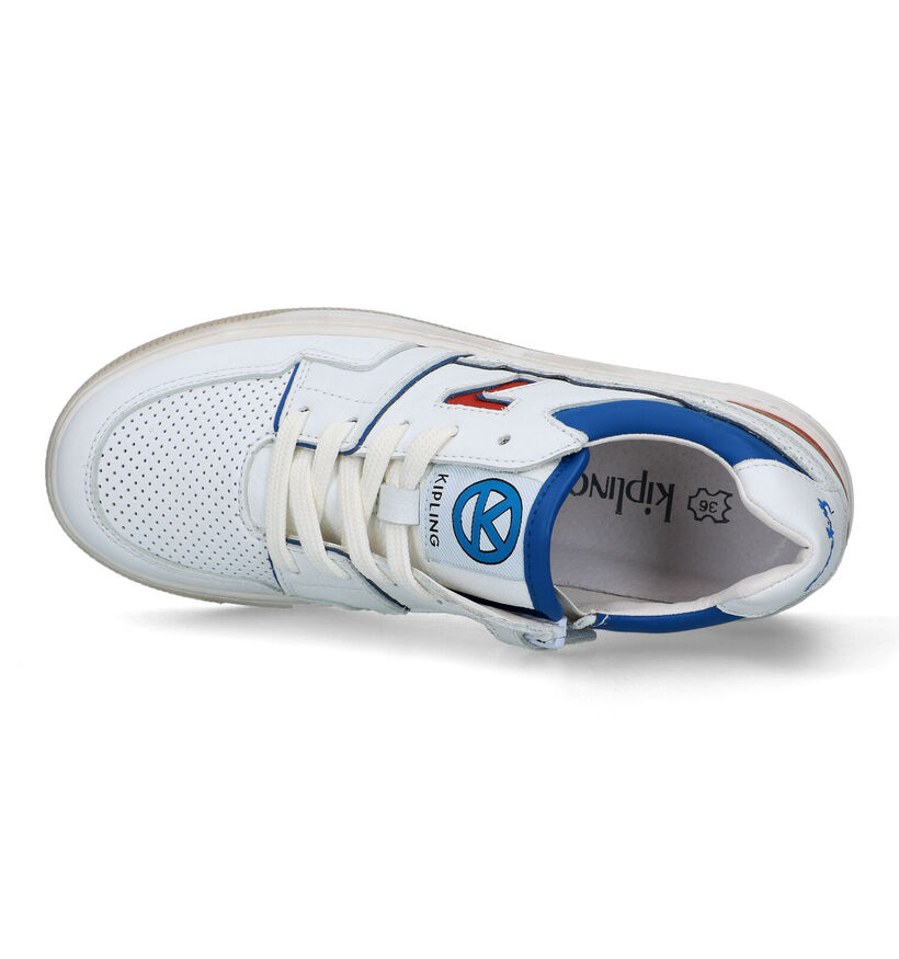 Kipling Hawkins Witte Veterschoenen in leer (323987)