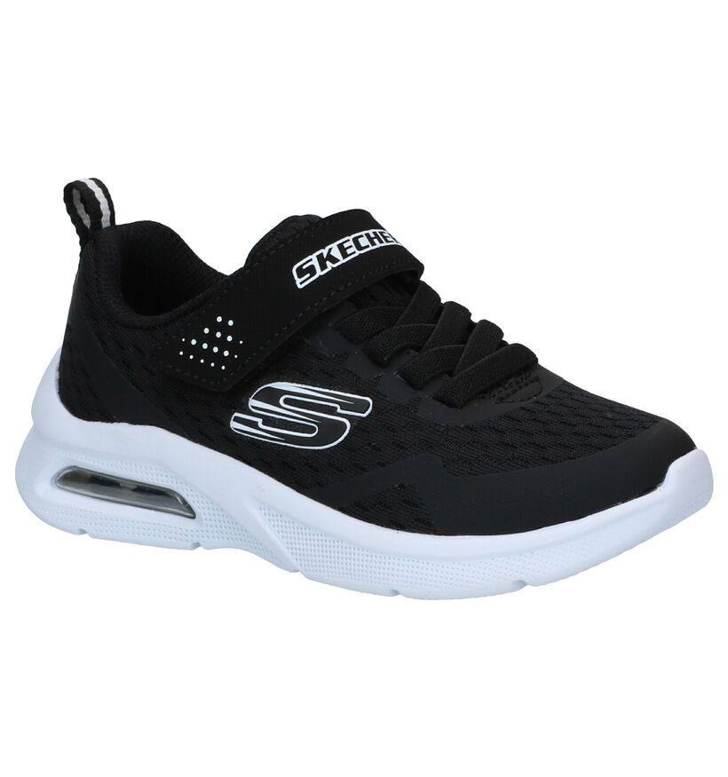 Skechers Microspec Max Trovic Zwarte Sneakers voor jongens, meisjes (335701)