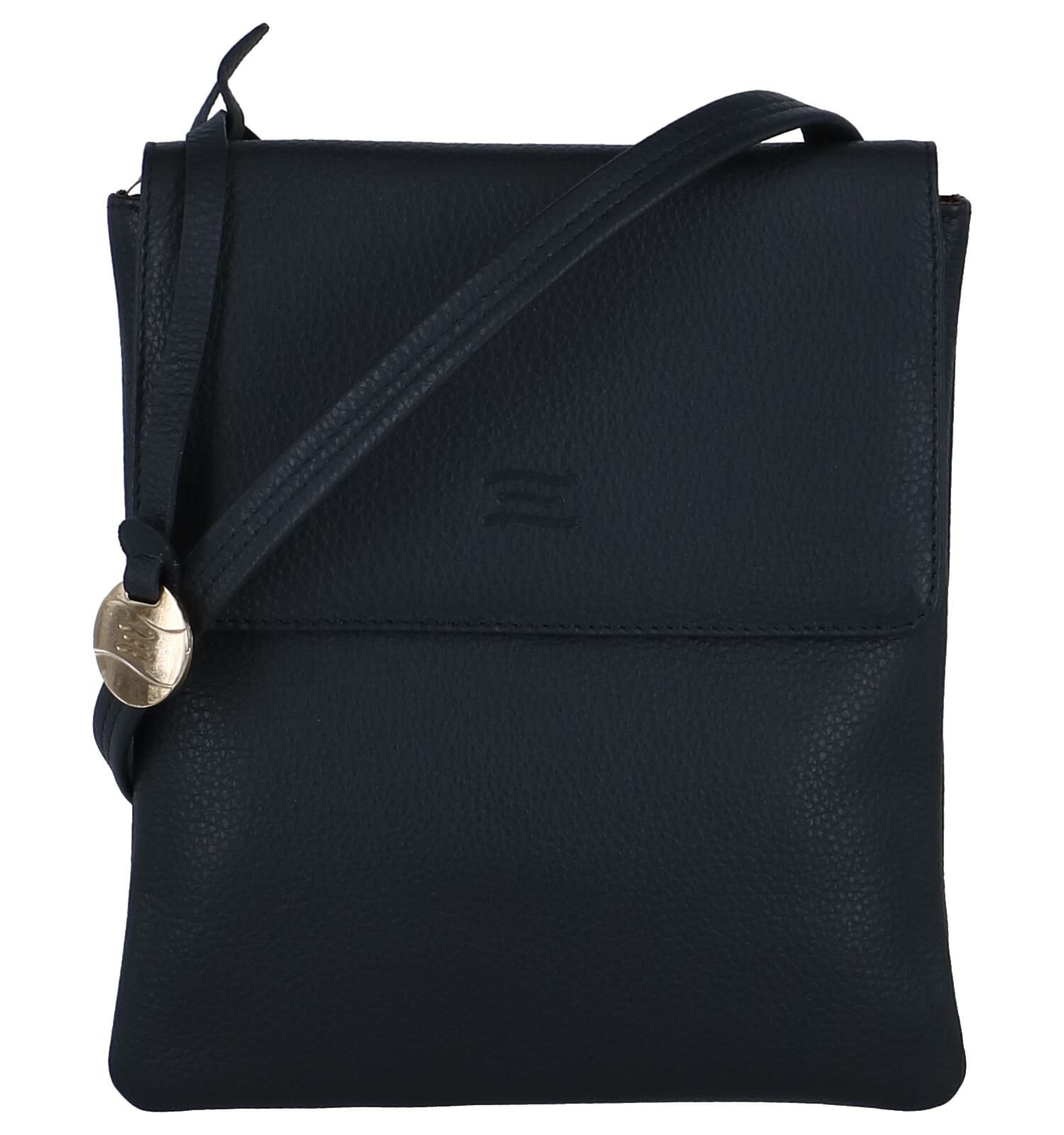 Donkerblauwe Crossbodytas Crinkles Dames Cross body tassen Online op TORFS.BE