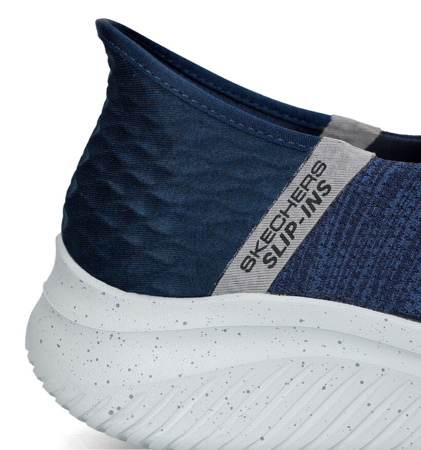 Skechers Ultra Flex Baskets Slip-on en Bleu pour hommes (319512) - pour semelles orthopédiques