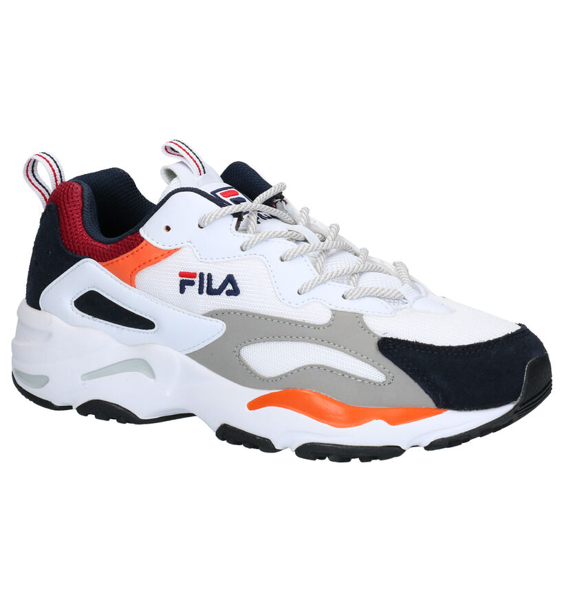 Fila Ray Tracer Witte Sneakers in daim (253517)