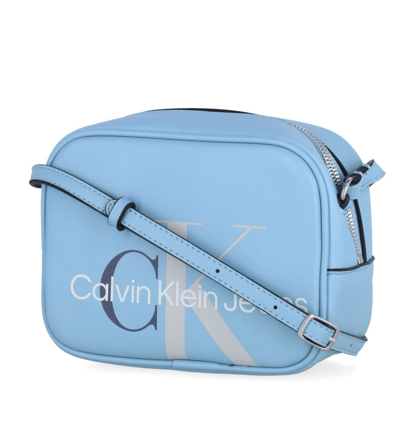 Calvin Klein Accessories Sac porté croisé en Bleu en simili cuir (300960)