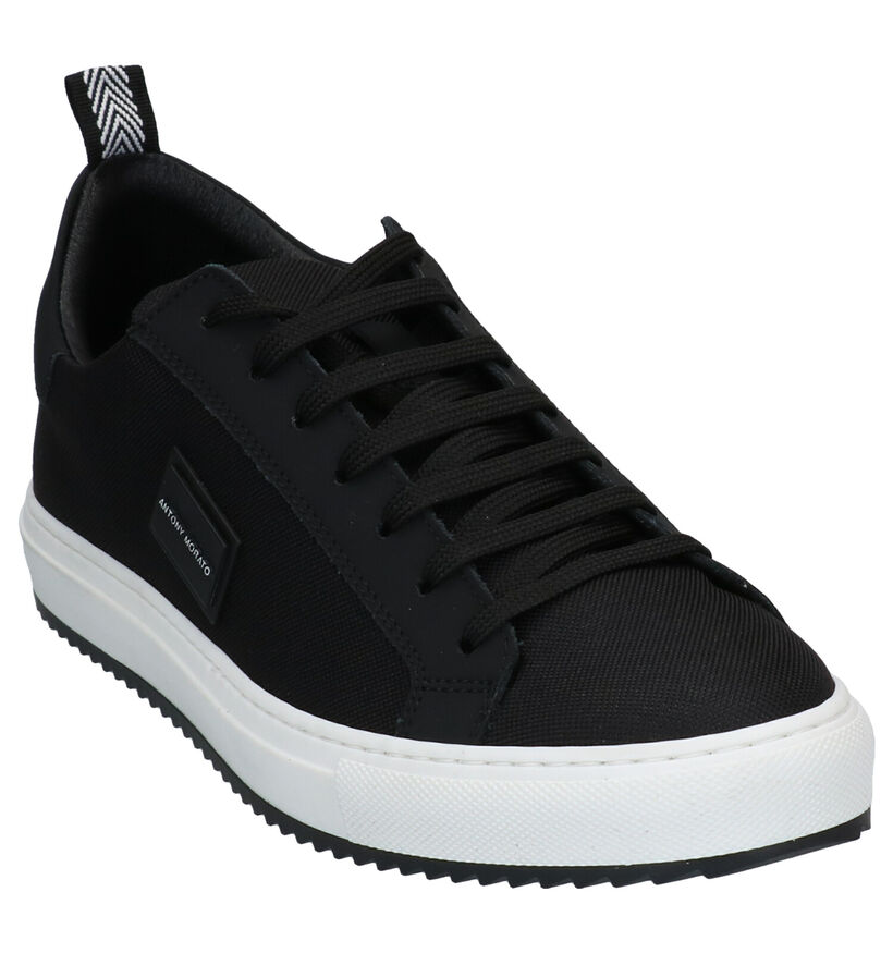 Antony Morato Zwarte Veterschoenen in stof (296828)