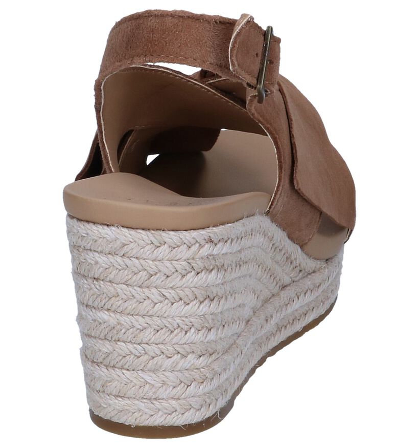 UGG Sandales à talons en Cognac en daim (239583)