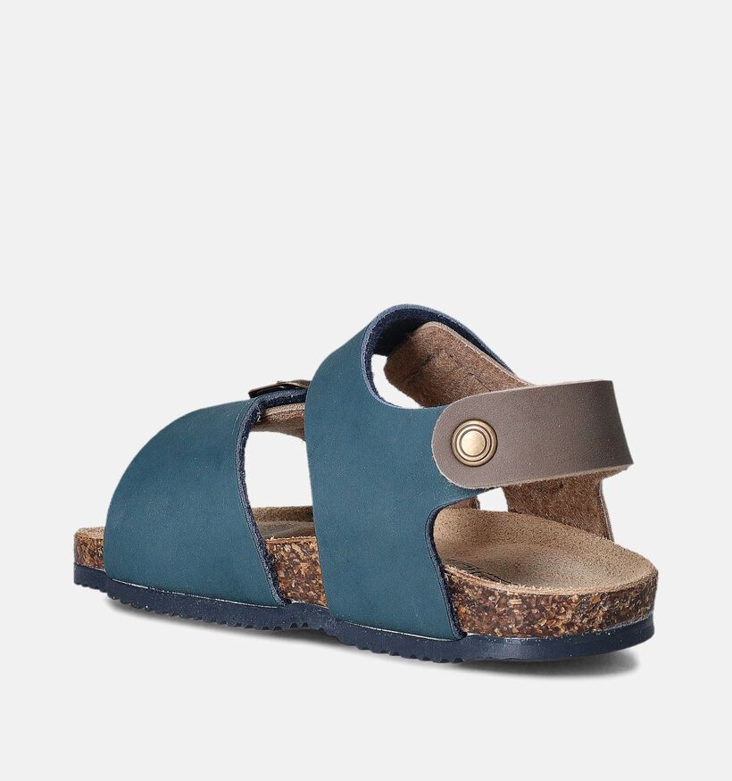 Biomodex Taupe/Blauwe Sandalen voor jongens, meisjes (356229)