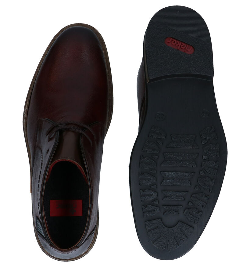 Rieker Chaussures à lacets en Brun en cuir (298486)