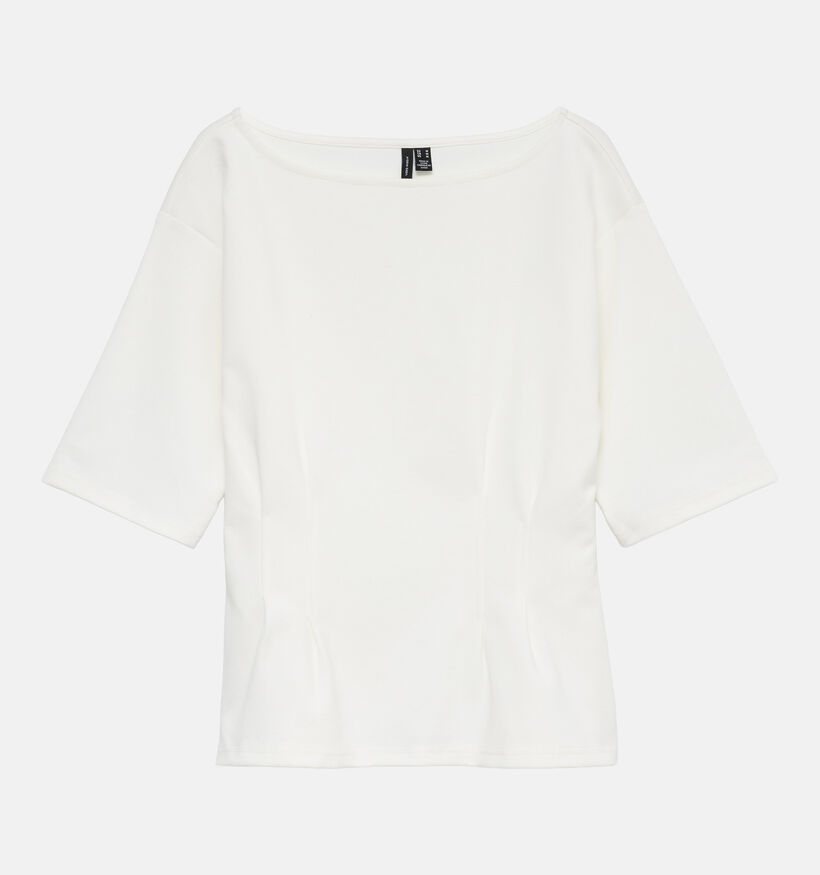 Vero Moda Bjork T-shirt en Blanc pour femmes (379692)