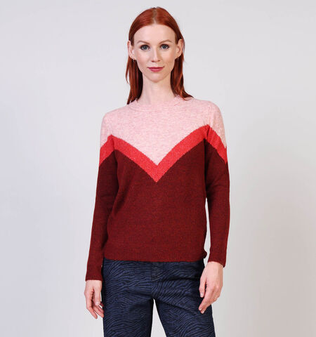 Vero Moda Pulls Bordeaux/Vert