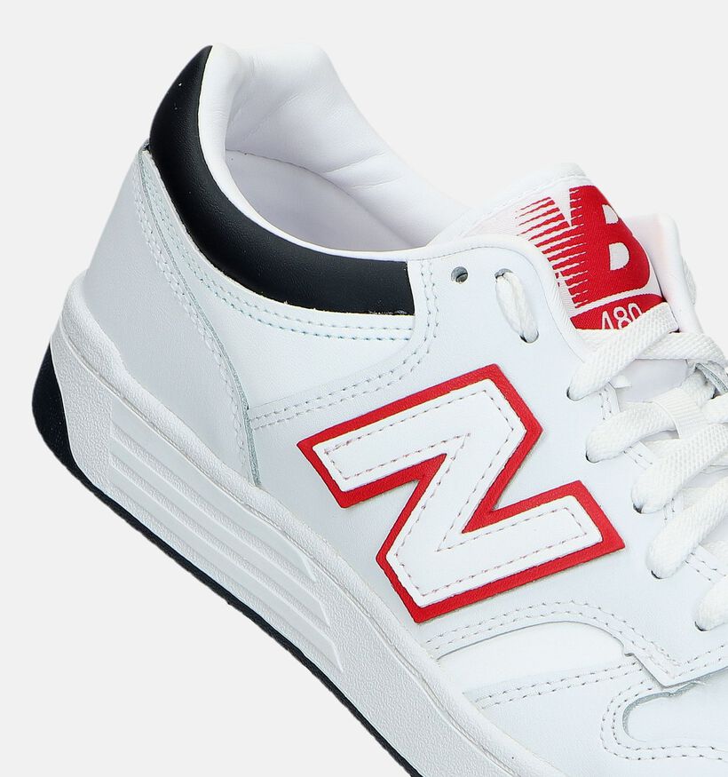 New Balance BB 480 Witte Sneakers voor heren (327257) - geschikt voor steunzolen