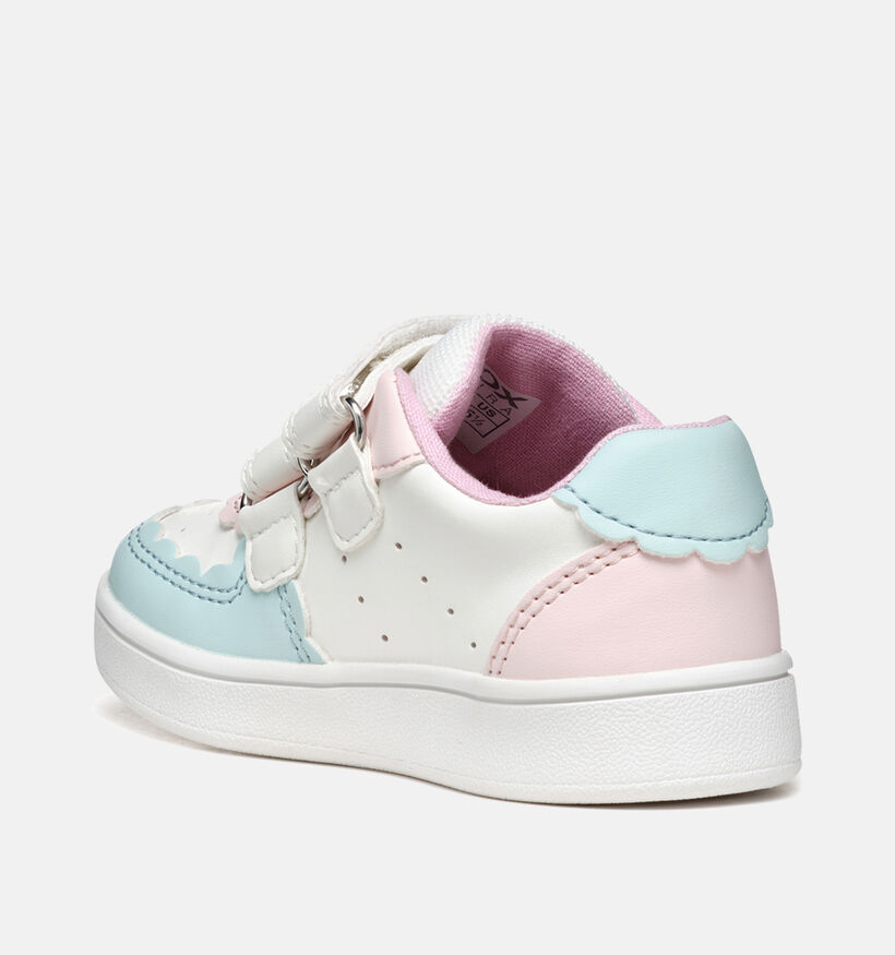 Geox Eclyper Witte Sneakers voor meisjes (356401) - geschikt voor steunzolen