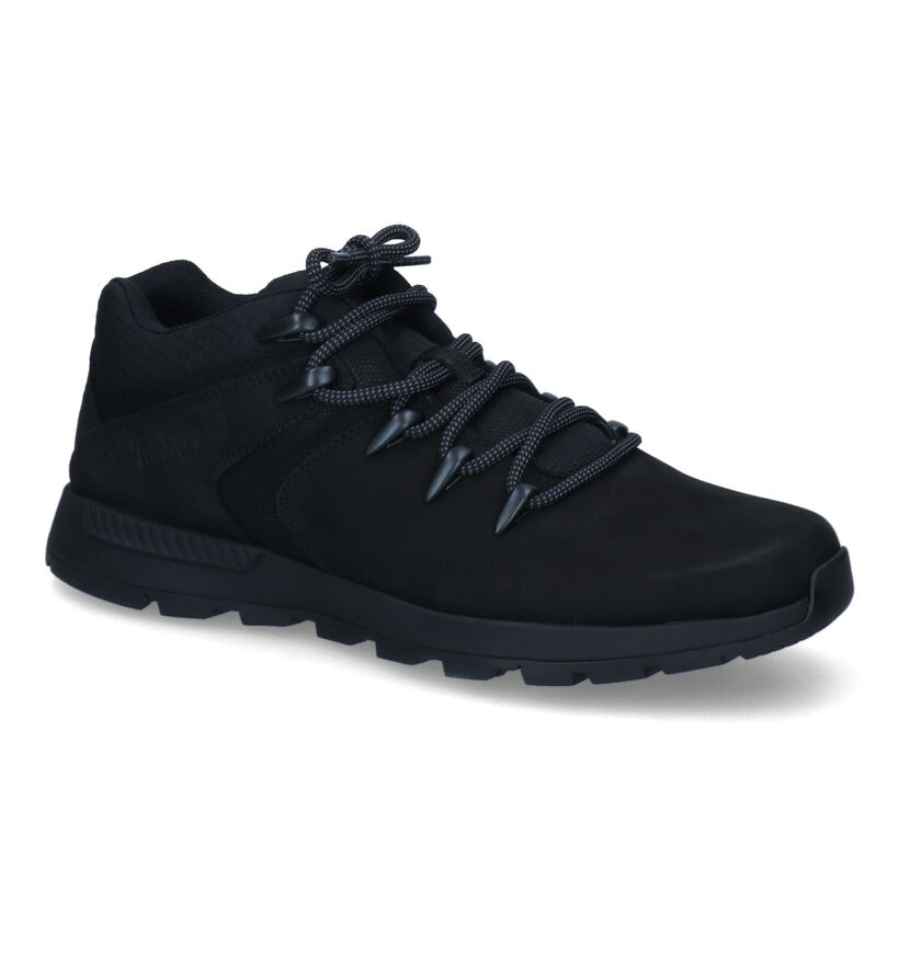 Timberland Super OX Chaussures hautes en Noir en nubuck (313520)