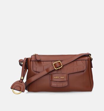 Laurent David Crossbody tassen Zwart/Cognac/Taupe/Bordeaux