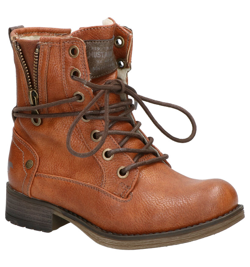 Mustang Cognac Boots voor meisjes (313981)