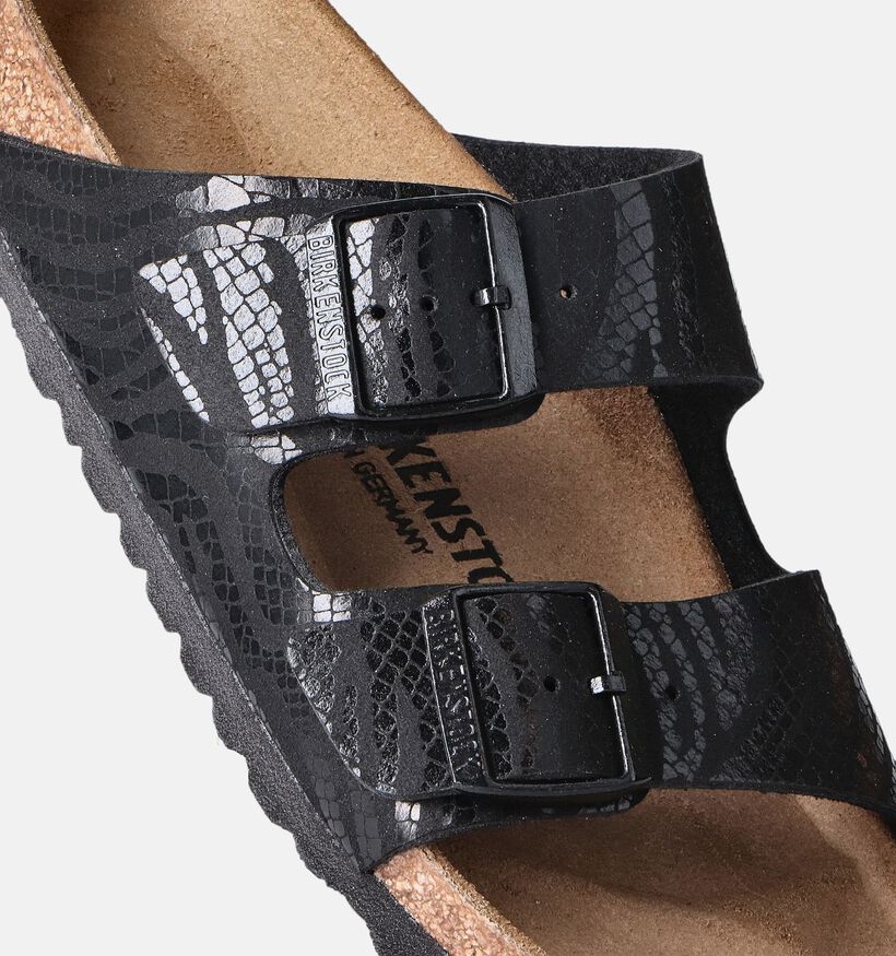 Birkenstock Arizona Synthetik Nu-pieds en Noir pour femmes (350883)