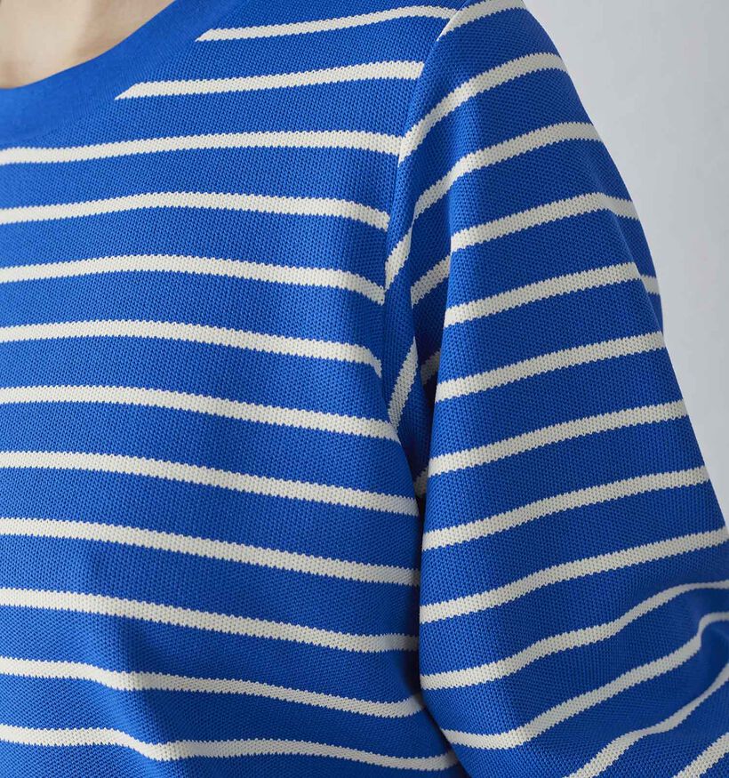 SISTERS POINT Eliso Pull rayé en Bleu pour femmes (363311)