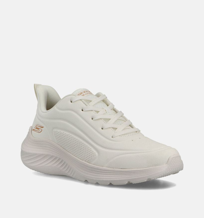 Skechers Bobs Sport Squad Baskets sportives en Blanc pour femmes (361041)