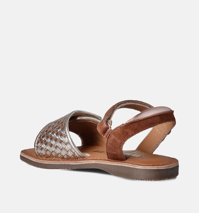Braqeez Cally Call Sandales en Cognac pour filles (357453)
