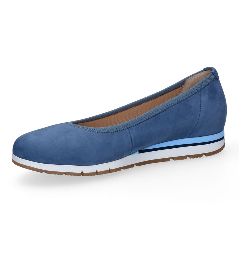 Gabor OptiFit Ballerines en Bleu en nubuck (306218)