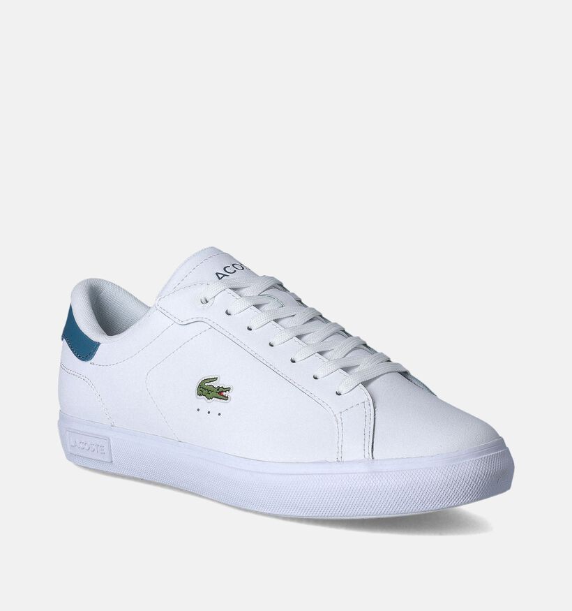 Lacoste Powercourt Chaussures à lacets en Blanc pour hommes (351179)