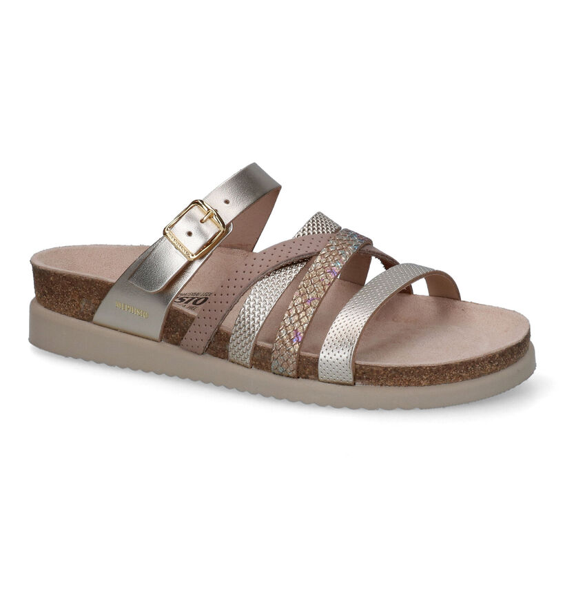 Mephisto Huleda Zwarte Slippers in leer (323484)