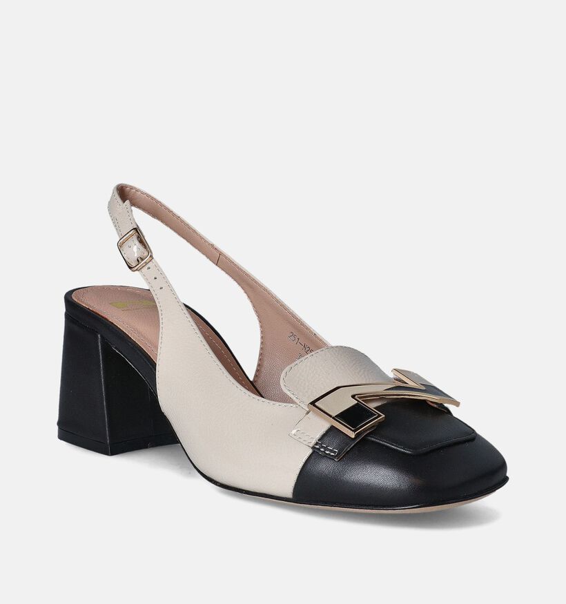 Nathan-Baume Escarpins slingback en Beige pour femmes (356331)