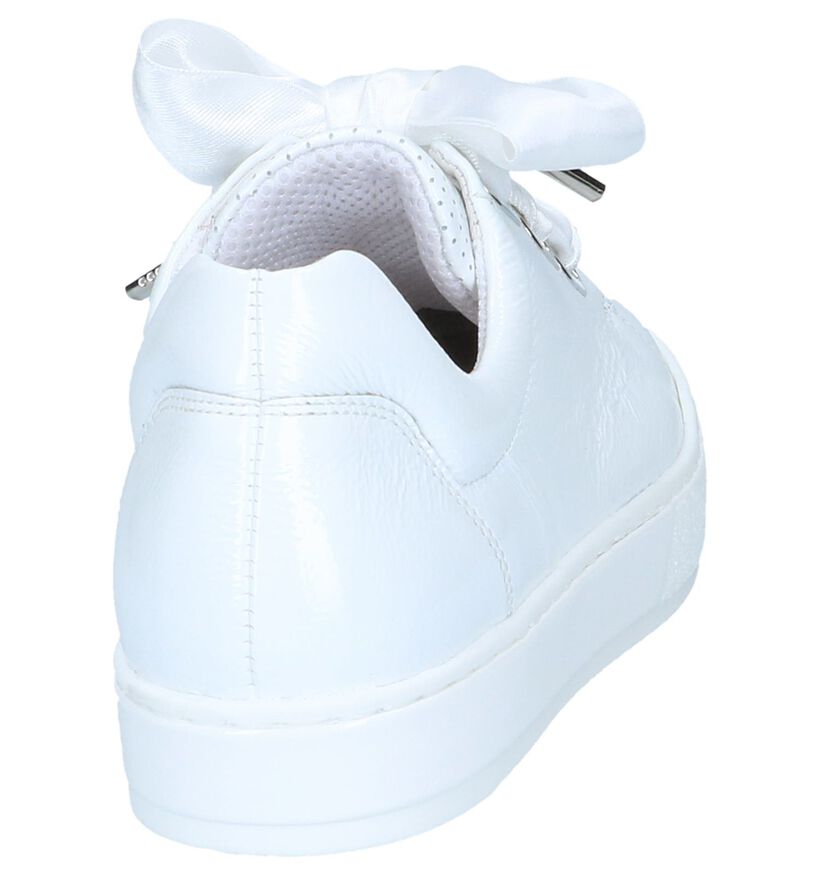 Gabor Comfort Chaussures à lacets en Blanc en cuir verni (245523)