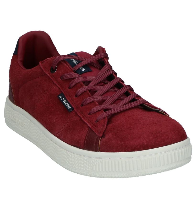 Bordeaux Casual Schoenen Jack & Jones Olly Nubuck in daim (240962)