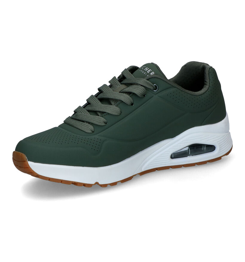 Skechers Uno Stand On Air Zwarte Sneakers voor heren (350318) - geschikt voor steunzolen