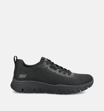 Skechers Low Baskets Noir/Taupe