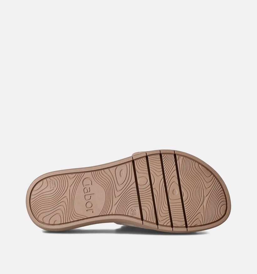 Gabor Beige Slippers voor dames (355121)