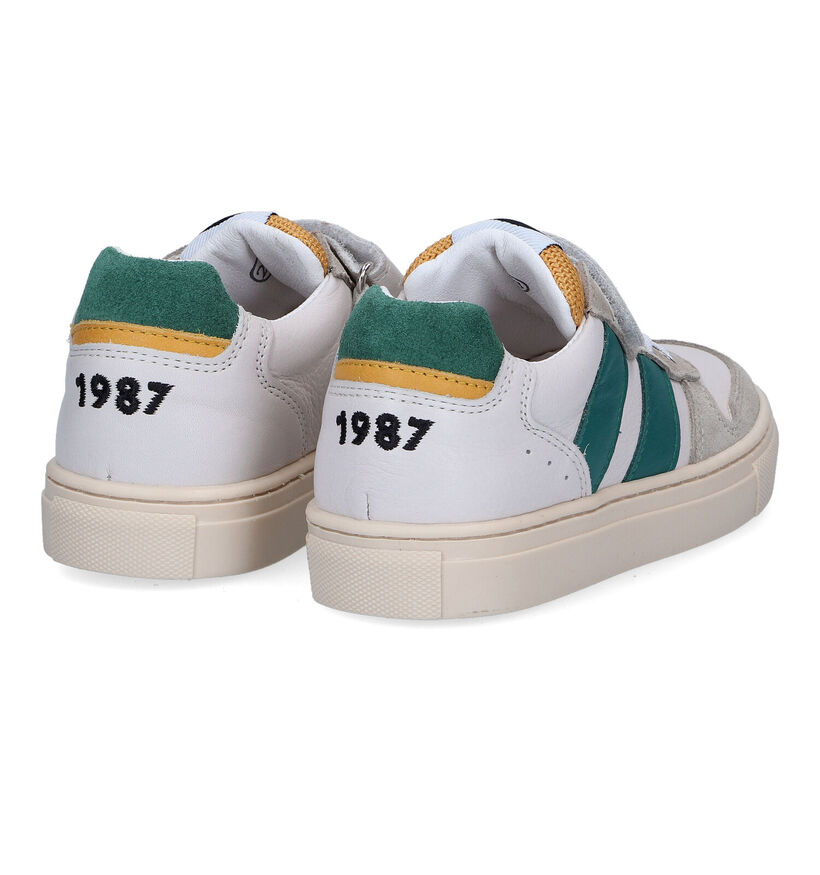 Kipling Duncan Witte Sneakers voor jongens (308247) - geschikt voor steunzolen