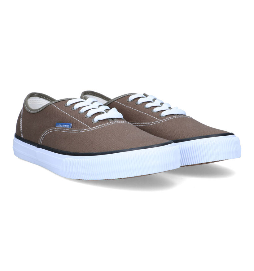 Jack & Jones Curtis canvas Chaussures à lacets en Rouge pour hommes (318636)