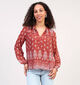 Vero Mode Hedi Bruine Blouse met Koordjes voor dames (353052)
