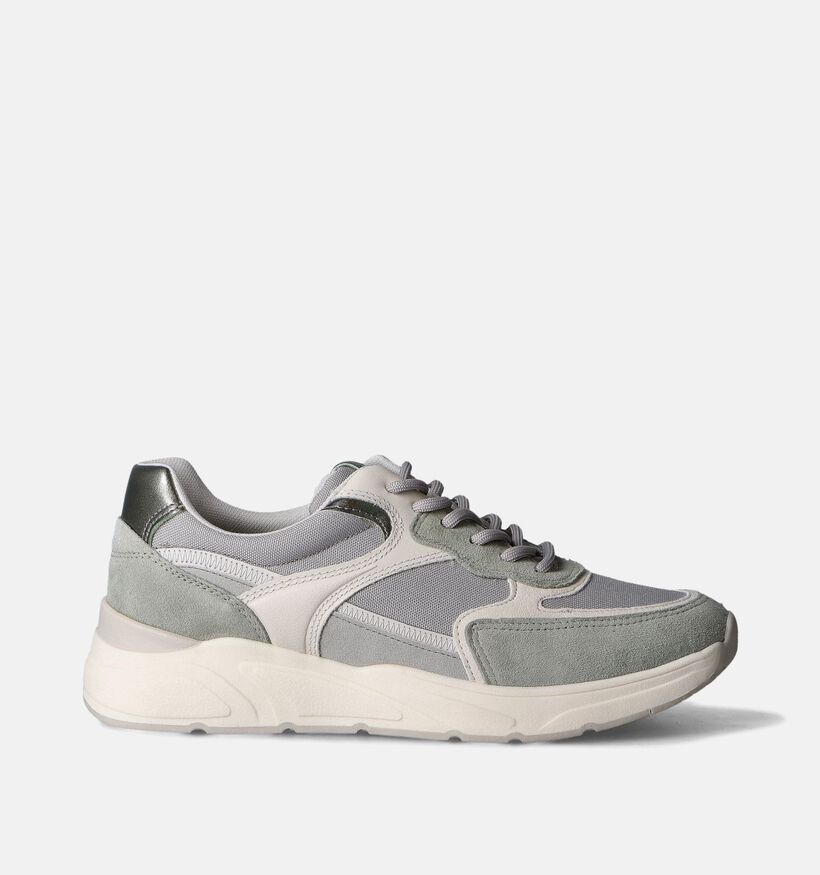 Tamaris Baskets casual en Vert pour femmes (351579) - pour semelles orthopédiques